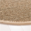 Safavieh Natural Fiber Round Rug in Natural / Beige