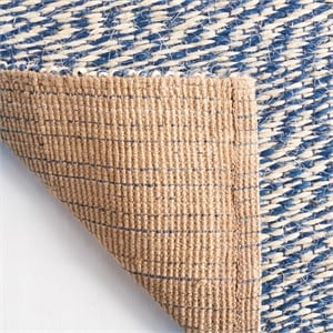 Safavieh Natural Fiber Oversized Rug in Blue / Ivory
