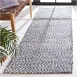 Safavieh Natural Fiber Oversized Rug in Blue / Ivory