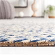 Safavieh Natural Fiber Oversized Rug in Blue / Ivory