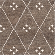 Safavieh Natural Kilim Square Rug in Brown / Ivory