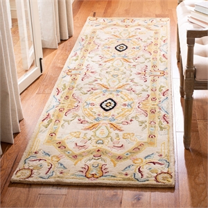 Safavieh Savonnerie Runner Rug in Sage / Beige