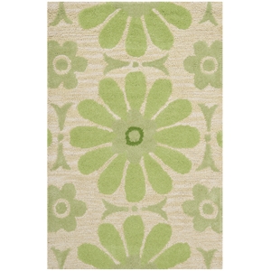 Safavieh 2'-0&quot x 3'-0&quot Wool Hand Tufted Rug in Beige - Green