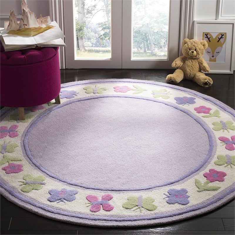 Safavieh Round Rug in Lavander - Multi