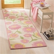 Safavieh Square Rug in Ivory - Pink