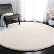Safavieh California Shag Round Rug in Ivory