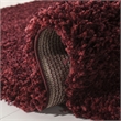 Safavieh California Shag Square Rug in Maroon