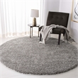 Safavieh California Shag Round Rug in Silver