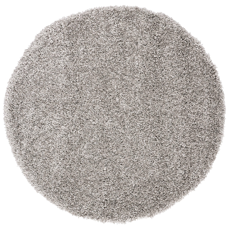 Safavieh California Shag Round Rug in Silver