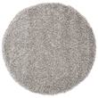 Safavieh California Shag Round Rug in Silver