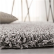 Safavieh California Shag Round Rug in Silver