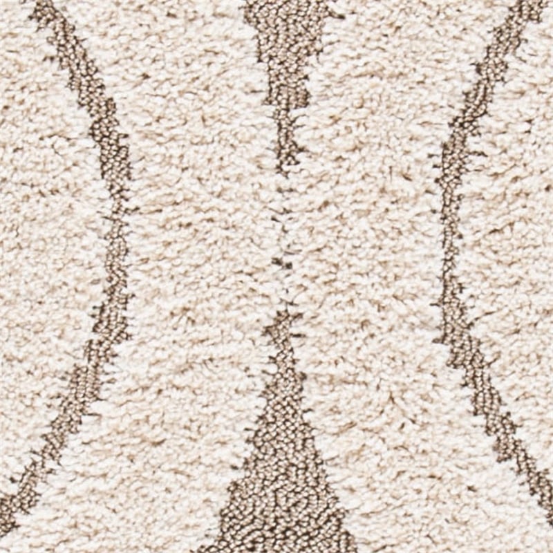 Safavieh Florida Shag Oversized Rug in Cream / Smoke
