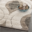 Safavieh Florida Shag Oversized Rug in Cream / Smoke