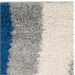 Safavieh Shag Runner Rug in Grey / Blue