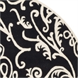 Safavieh Soho  Round Rug in Black / Ivory