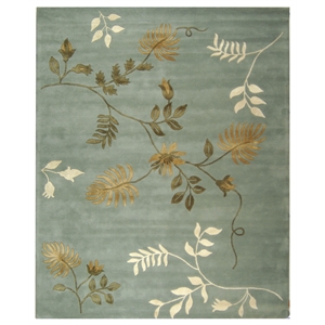 Safavieh Soho 12' X 15' Wool and Viscose Hand Tufted Rug in Light Blue