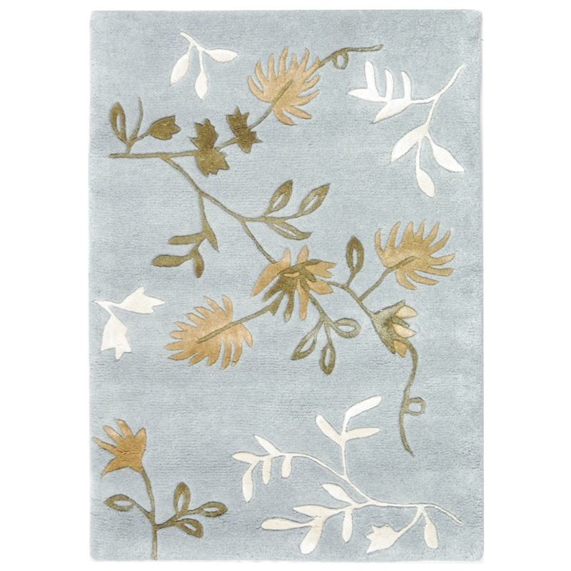 Safavieh Soho 8' X 8' Square Wool Hand Tufted Rug in Light Blue