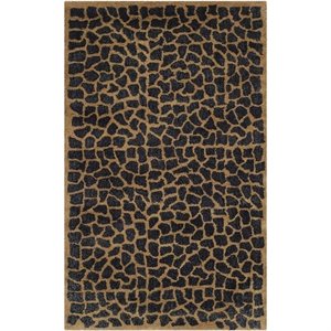 Safavieh Soho Rectangle Rug in Brown / Black