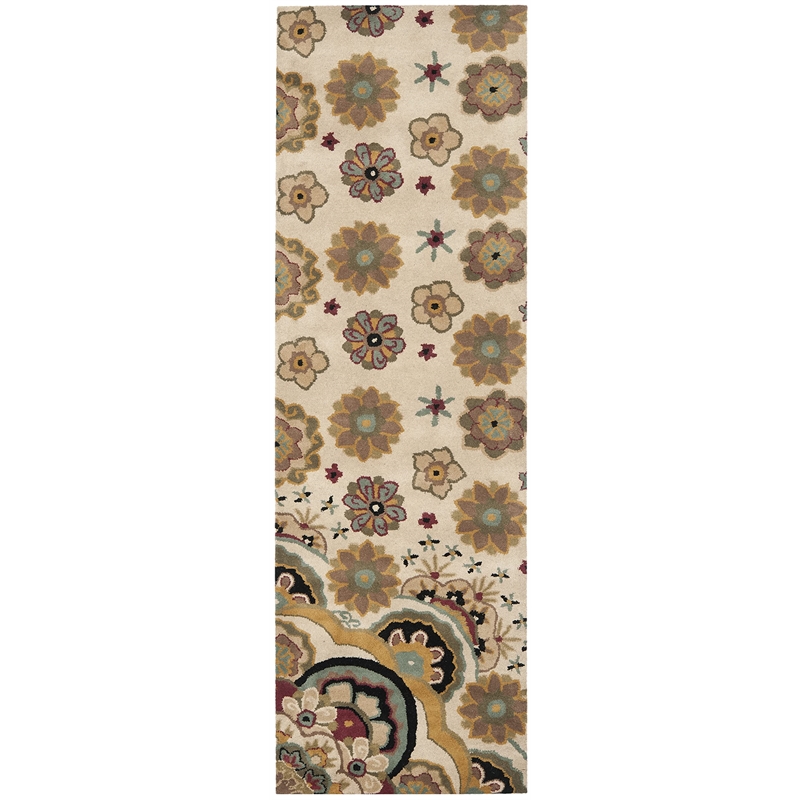 Safavieh Soho Runner Rug in Ivory / Multi