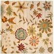 Safavieh Soho Square Rug in Ivory / Sage