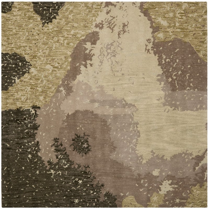 Safavieh Soho Square Rug in Sage / Multi