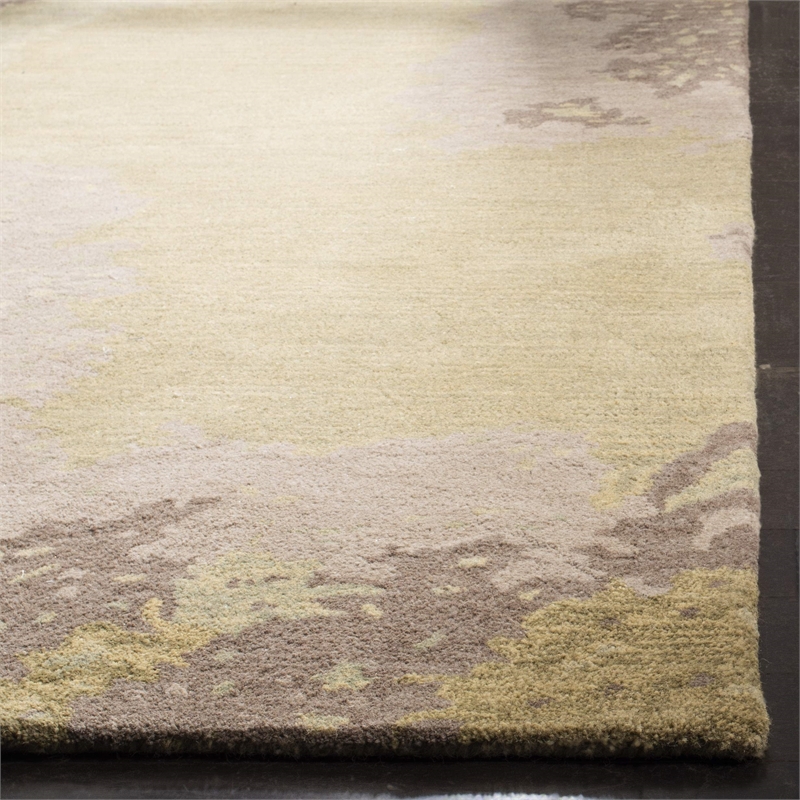Safavieh Soho Square Rug in Sage / Multi
