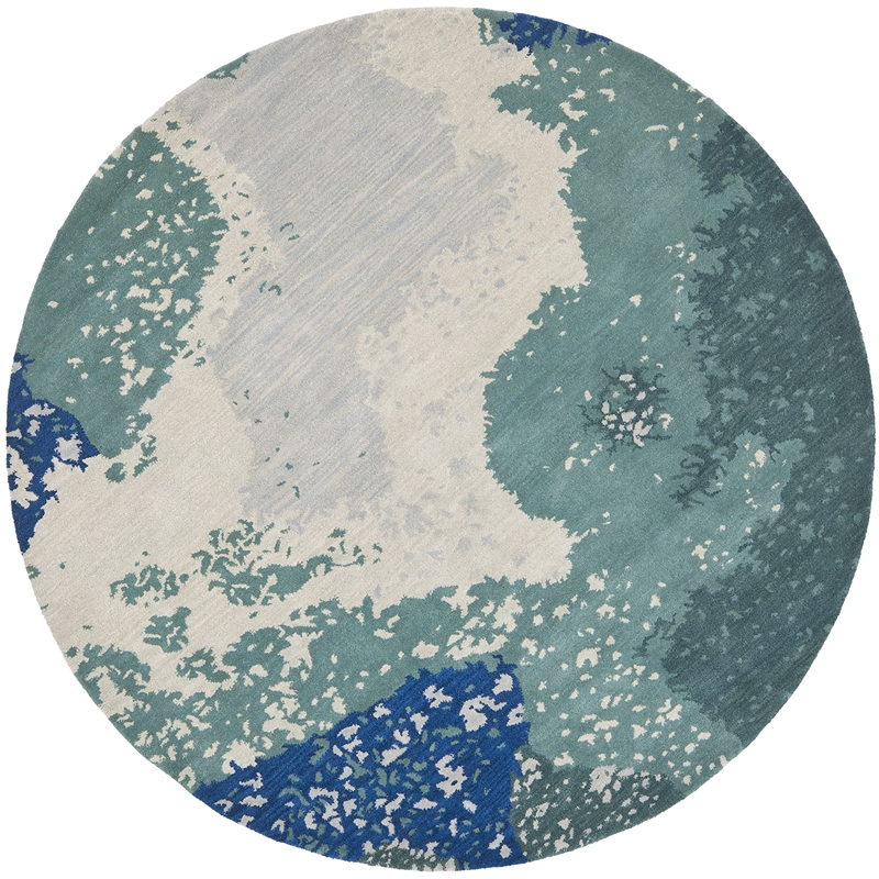 Safavieh Soho Round Rug in Blue / Multi