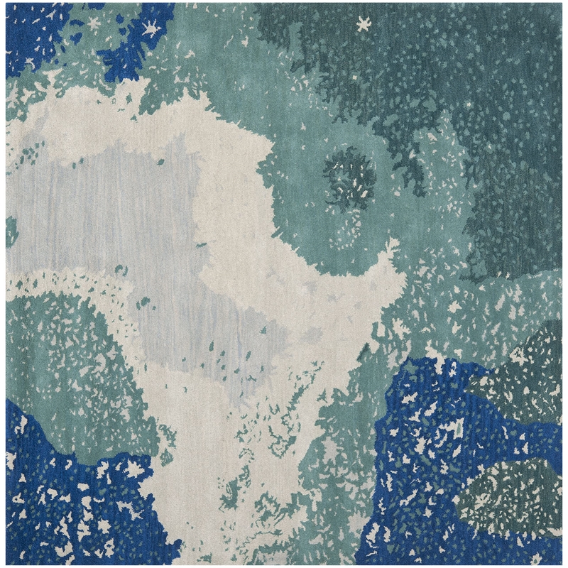 Safavieh Soho Square Rug in Blue / Multi