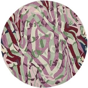 Safavieh Soho Round Rug in Rose / Multi