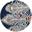 Safavieh Soho Round Rug in Blue / Ivory