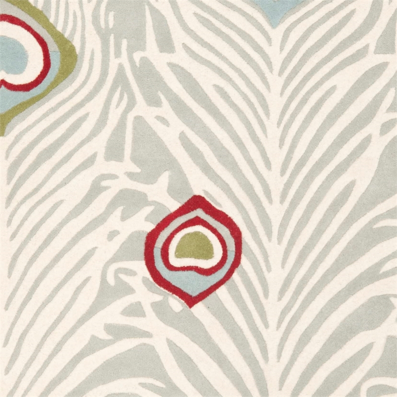 Safavieh Soho Square Rug in Grey / Ivory