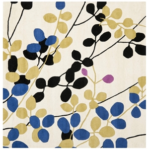 Safavieh Soho Square Rug in Ivory / Multi