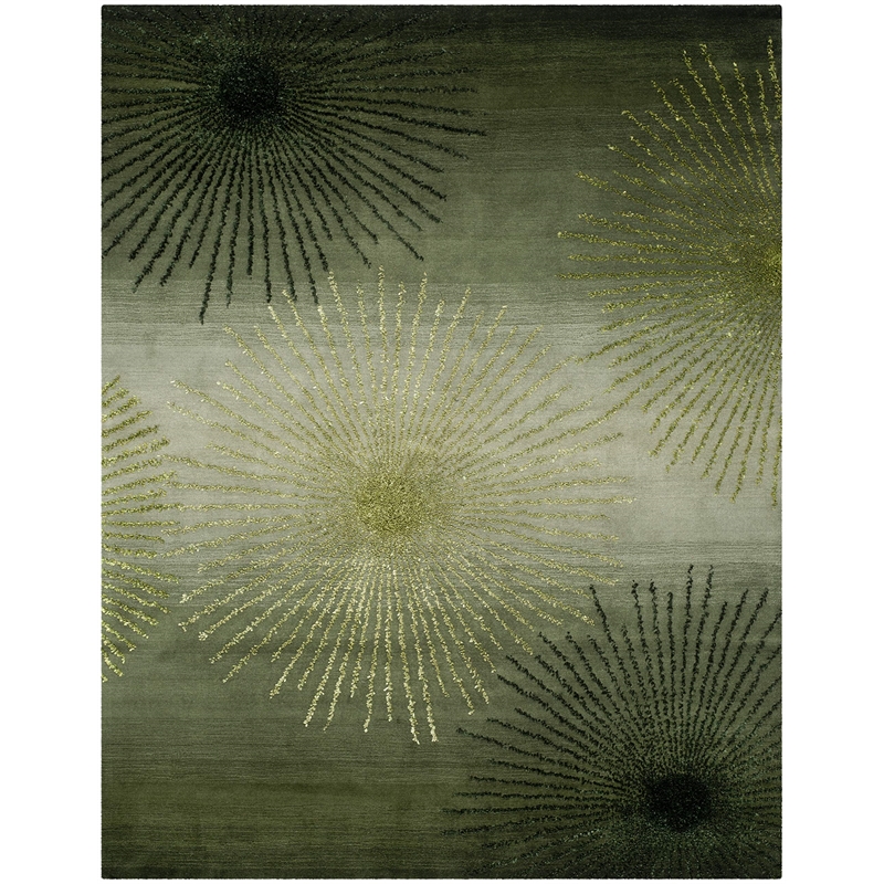 Safavieh Soho Rectangle Rug in Green / Multi