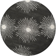 Safavieh Soho Round Rug in Charcoal / Ivory