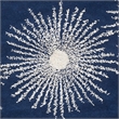 Safavieh Soho Round Rug in Dark Blue / Ivory