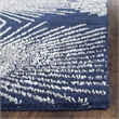 Safavieh Soho Square Rug in Dark Blue / Ivory