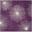 Safavieh Soho Square Rug in Purple / Ivory