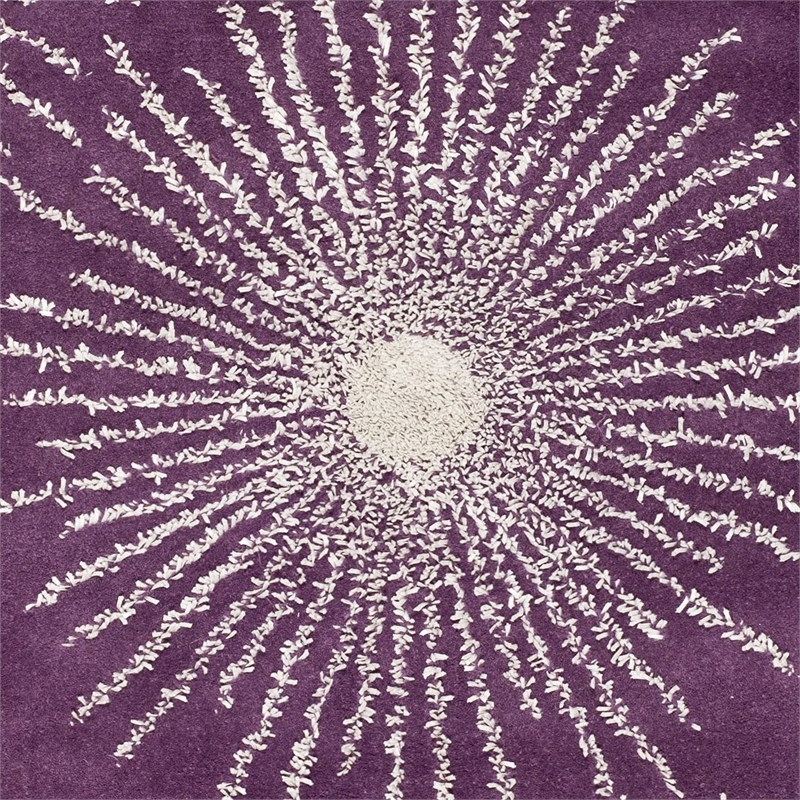 Safavieh Soho Square Rug in Purple / Ivory