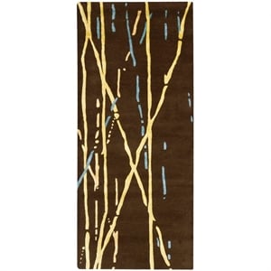 Safavieh Soho Runner Rug in Brown / Yellow