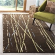 Safavieh Soho Rectangle Rug in White / Black