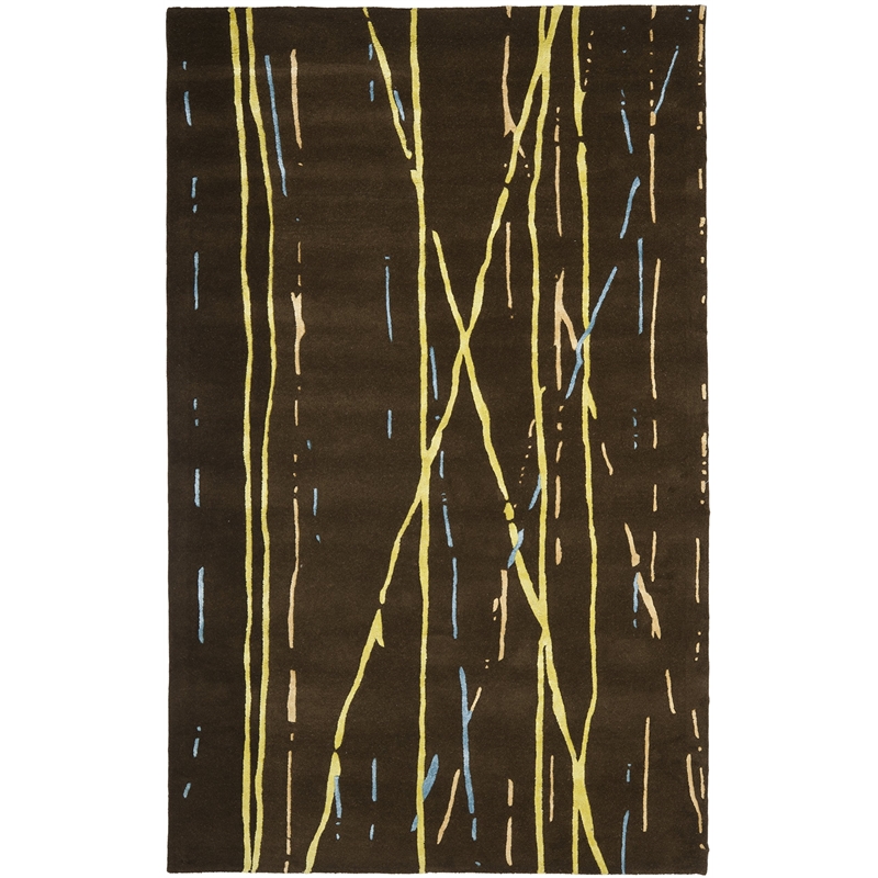 Safavieh Soho Rectangle Rug in White / Black