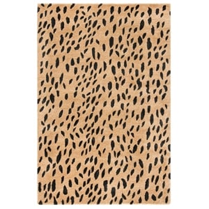 Safavieh Soho 2'-0&quot x 3'-0&quot Wool Hand Tufted Rug in Beige / Brown