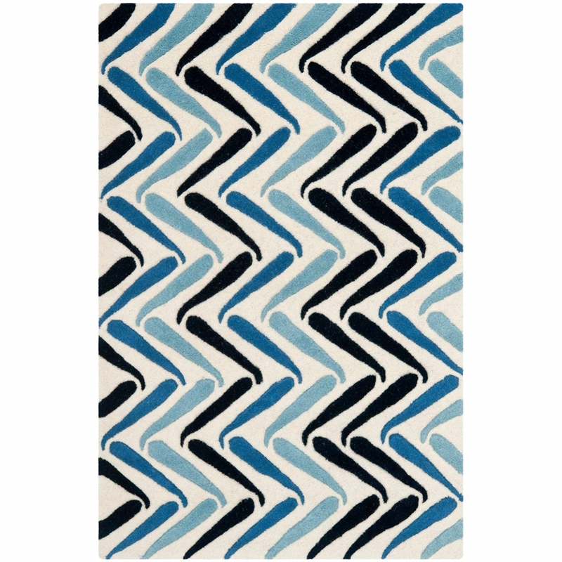 Safavieh Soho Accent Rug in Ivory / Blue