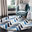 Safavieh Soho Square Rug in Ivory / Blue