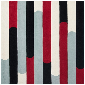 Safavieh Soho Square Rug in Ivory / Multi