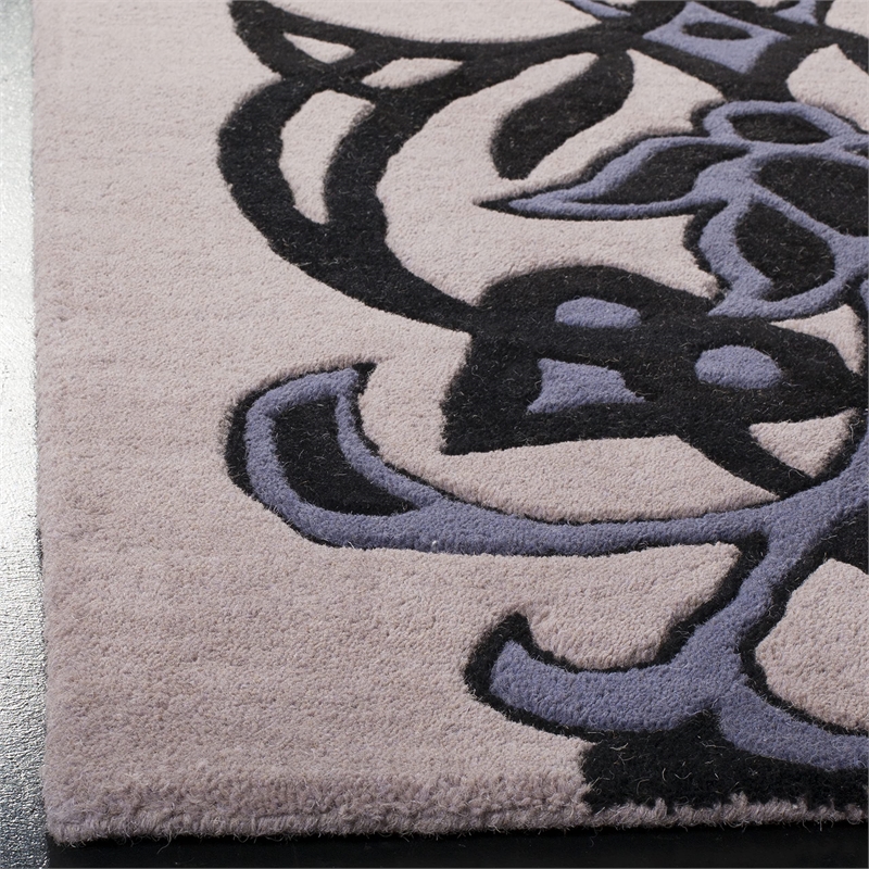 Safavieh Soho Square Rug in Beige / Purple