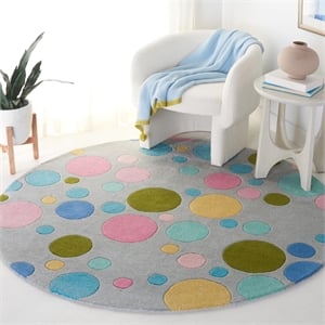 Safavieh Soho Round Rug in Grey / Multi