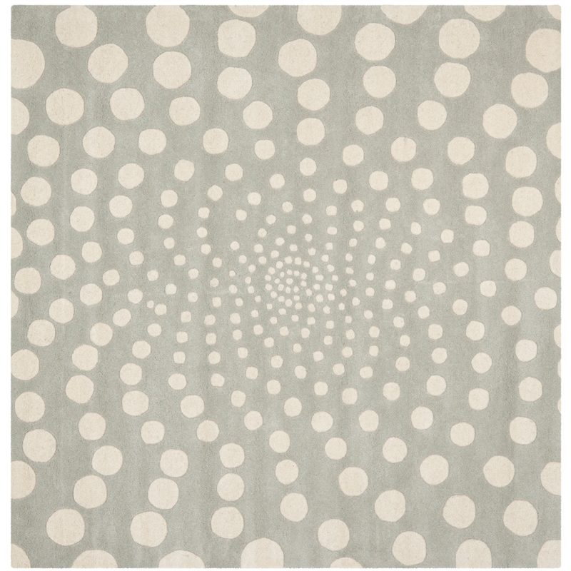 Safavieh Soho Square Rug in Grey / Ivory