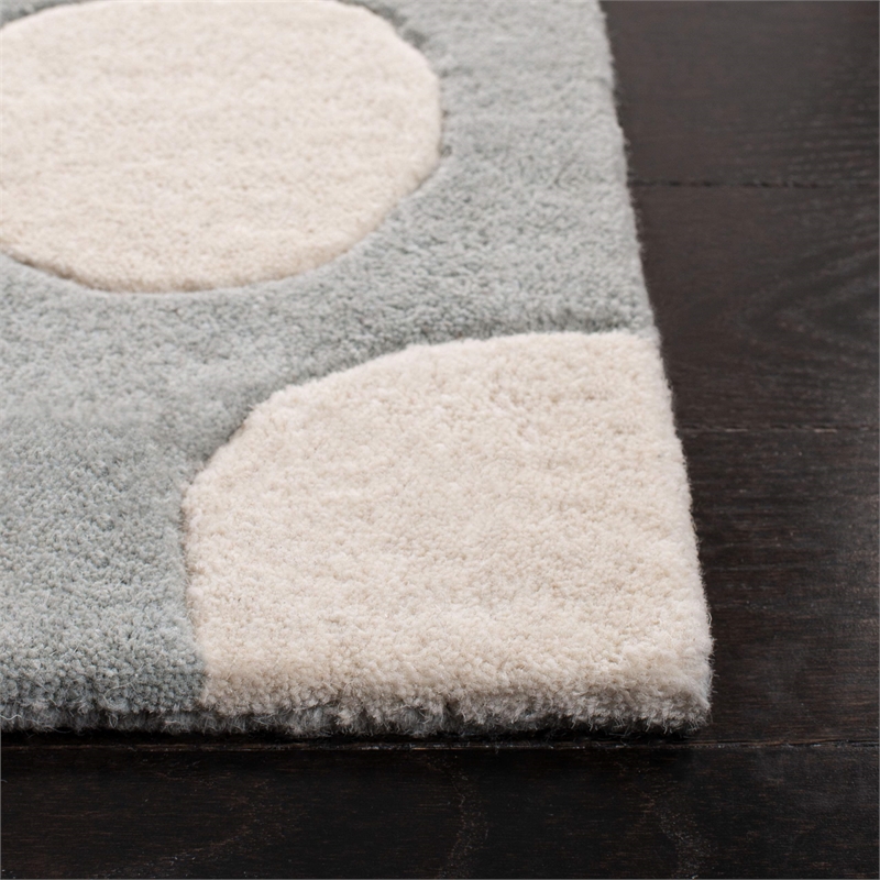 Safavieh Soho Square Rug in Grey / Ivory