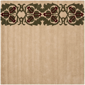 Safavieh Soho Square Rug in Beige / Grey